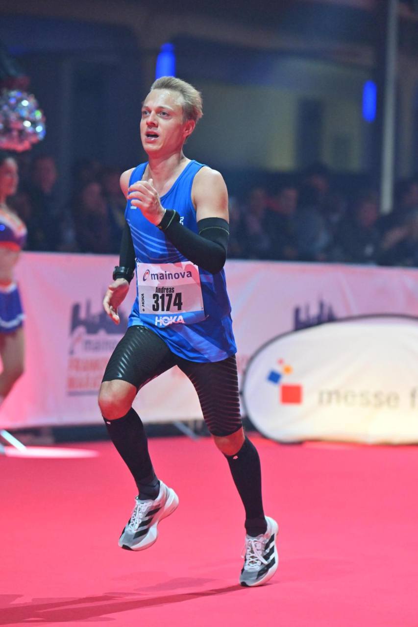 Andreas Baumann at the Frankfurt Marathon